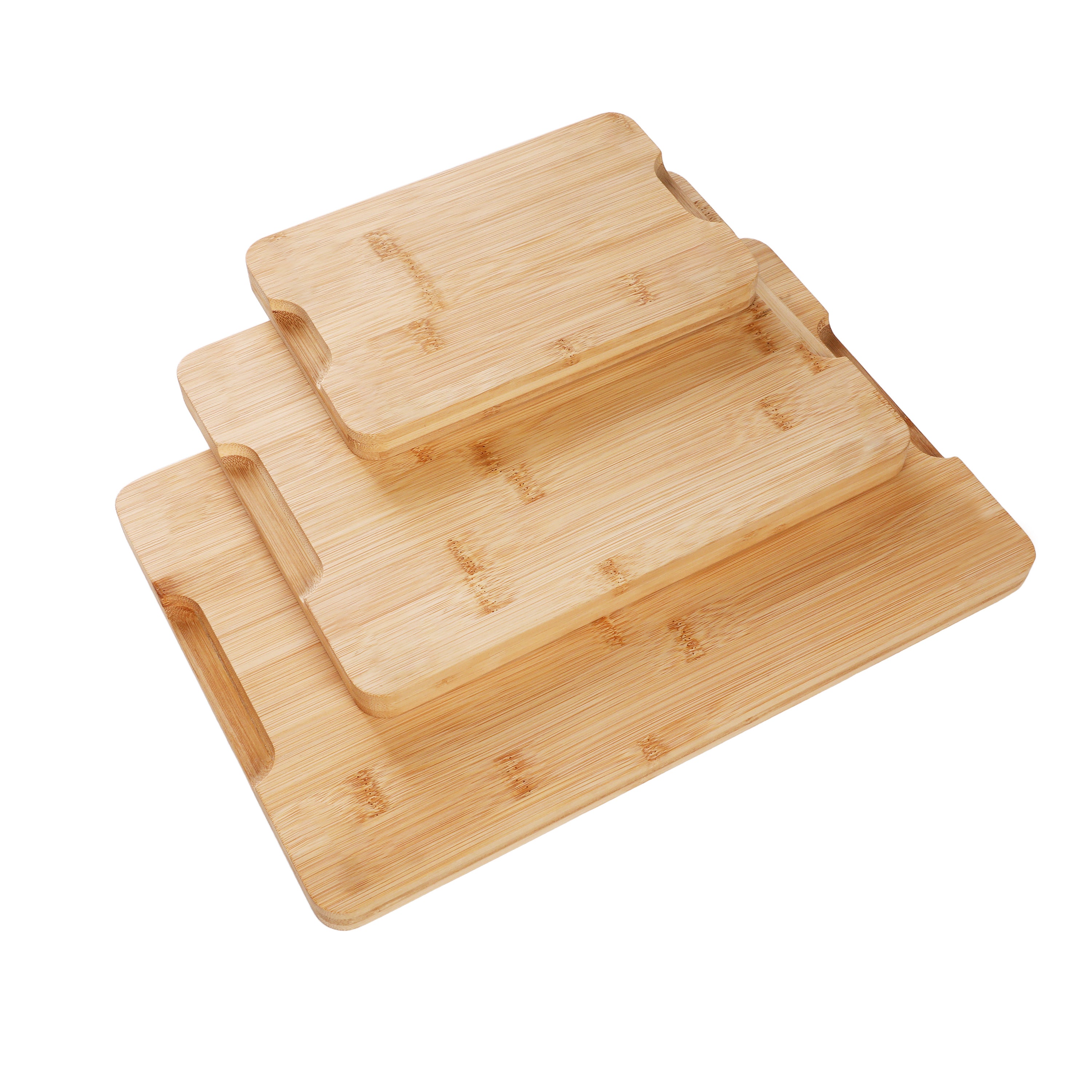Premium Bamboo Cutting Board Set (4-Piece)